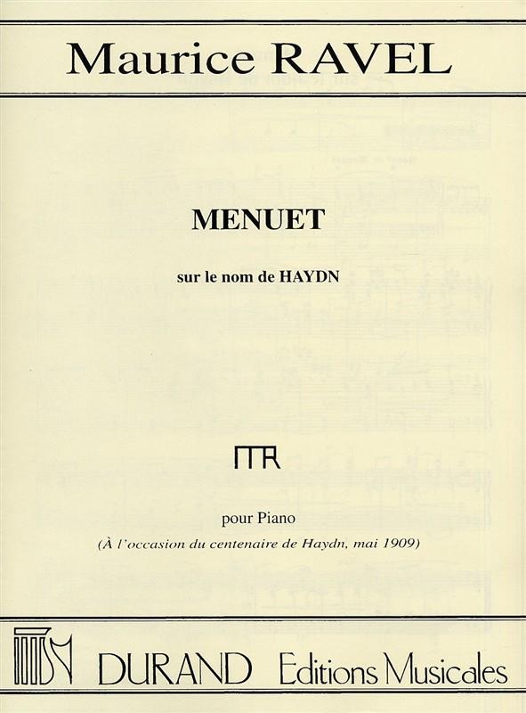 Menuet Sur Le Nom De Haydn - pro klavír